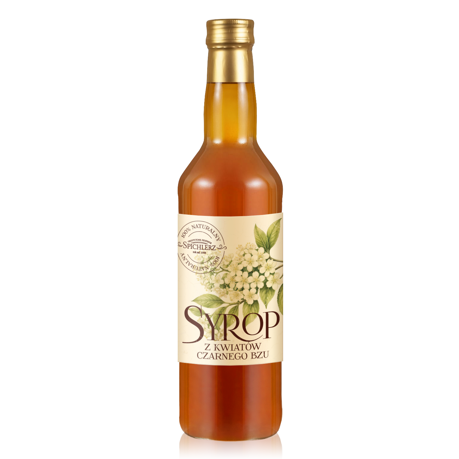 Syrop z kwiatów czarnego bzu 700ml
